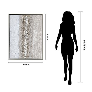 Sandpath Textured Metallic Wall Art