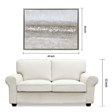 Sandpath Textured Metallic Wall Art
