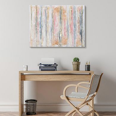 Golden Roads Textured Metallic Wall Art