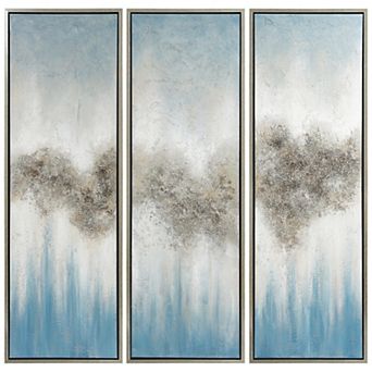 Sequence Textured Metallic Wall Art