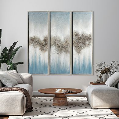 Sequence Textured Metallic Wall Art
