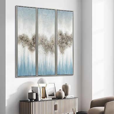 Sequence Textured Metallic Wall Art