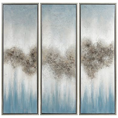 Sequence Textured Metallic Wall Art