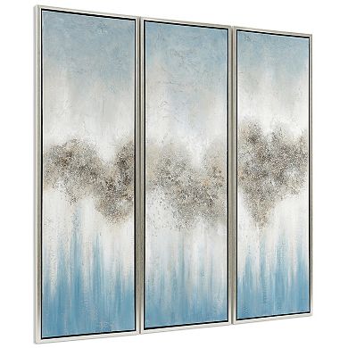 Sequence Textured Metallic Wall Art