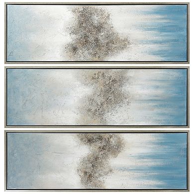 Sequence Textured Metallic Wall Art