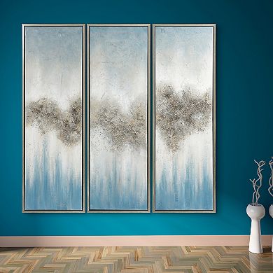 Sequence Textured Metallic Wall Art