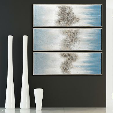 Sequence Textured Metallic Wall Art