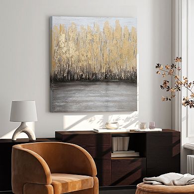 Nature Textured Metallic Wall Art