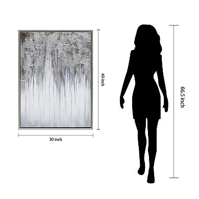 Iceberg Textured Metallic Wall Art