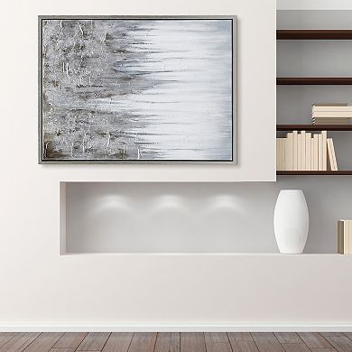 Iceberg Textured Metallic Wall Art