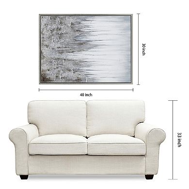 Iceberg Textured Metallic Wall Art