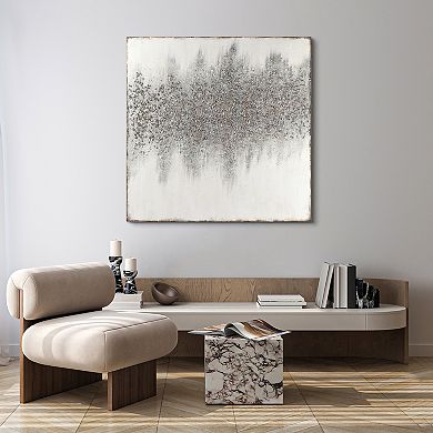 SliverDust Textured Metallic Wall Art