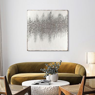 SliverDust Textured Metallic Wall Art