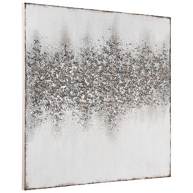 SliverDust Textured Metallic Wall Art