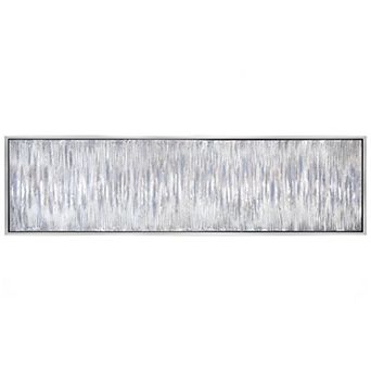 Gray Field Textured Metallic Wall Art