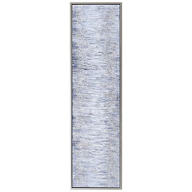 Gray Field Textured Metallic Wall Art