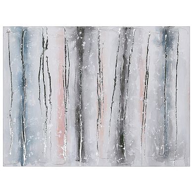 Blue Roads Textured Metallic Wall Art