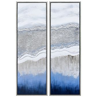 Sand Art Textured Metallic Wall Art