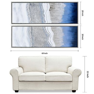 Sand Art Textured Metallic Wall Art