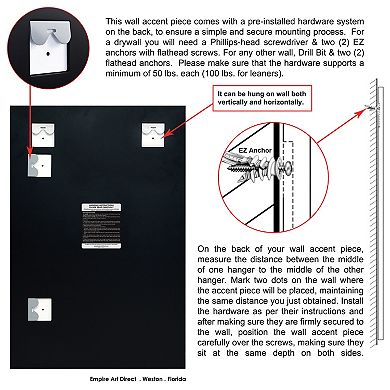 Frameless Beveled Prism Rectangle Wall Mirror
