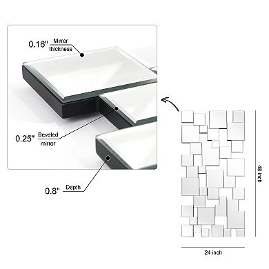 Elegant Mirror Small Cluster Wall Mirror