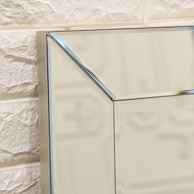 Modern Beveled Rectangle Wall Mirror