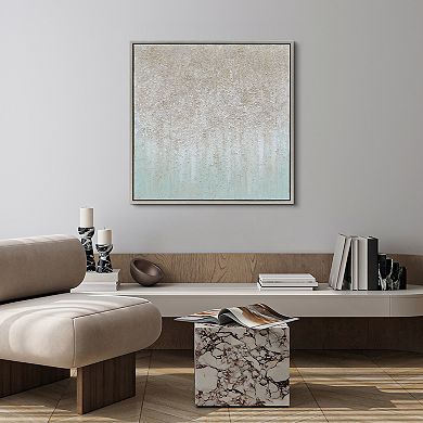Sliver Field Textured Metallic Wall Art