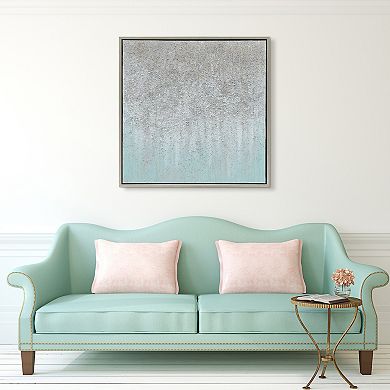 Sliver Field Textured Metallic Wall Art