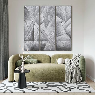 Diamonds Textured Metallic Wall Art