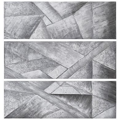 Diamonds Textured Metallic Wall Art