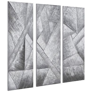 Diamonds Textured Metallic Wall Art