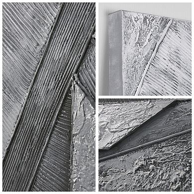 Diamonds Textured Metallic Wall Art