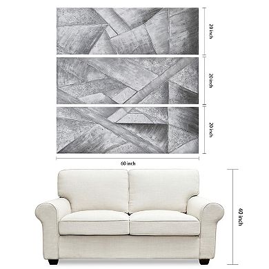 Diamonds Textured Metallic Wall Art