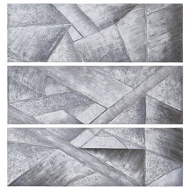 Diamonds Textured Metallic Wall Art