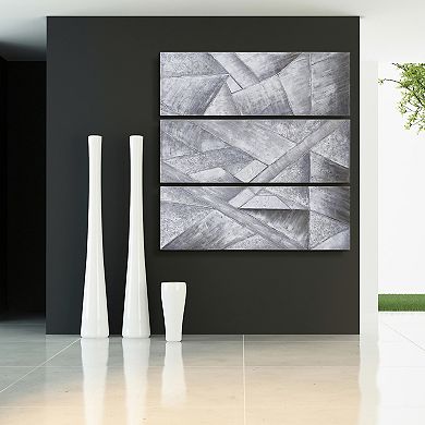 Diamonds Textured Metallic Wall Art