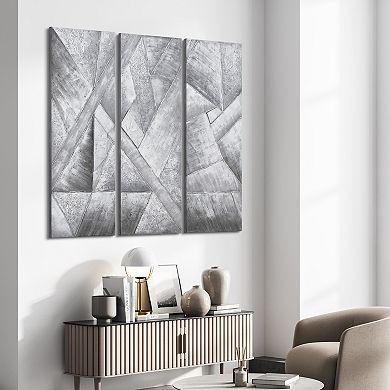 Diamonds Textured Metallic Wall Art