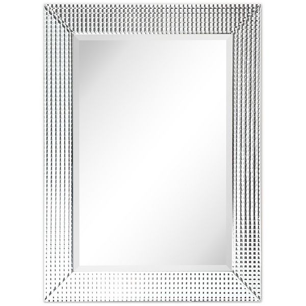 Bling Beveled Glass Rectangle Wall Mirror