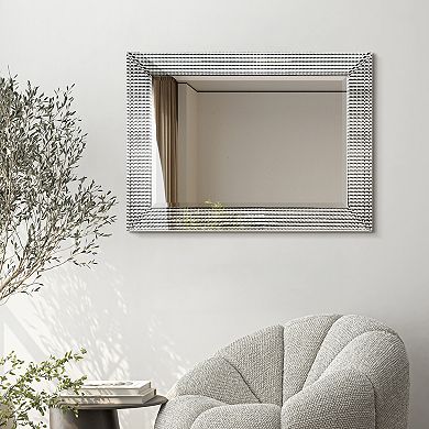 Bling Beveled Glass Rectangle Wall Mirror