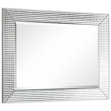 Bling Beveled Glass Rectangle Wall Mirror