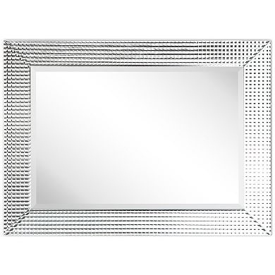 Bling Beveled Glass Rectangle Wall Mirror