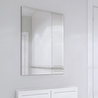 Empire Art Direct Frameless Beveled Mirror Wall Decor