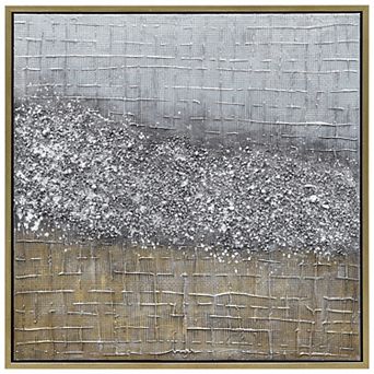 Matter Textured Metallic Wall Art