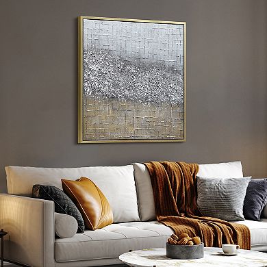 Matter Textured Metallic Wall Art