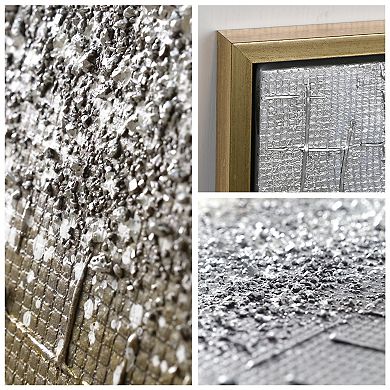 Matter Textured Metallic Wall Art