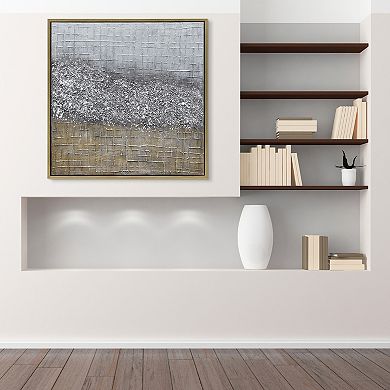Matter Textured Metallic Wall Art
