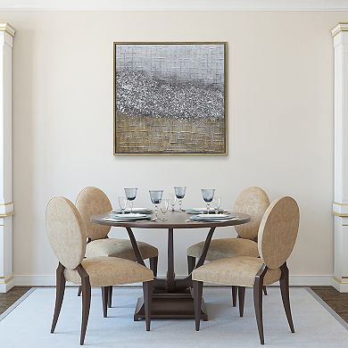 Matter Textured Metallic Wall Art