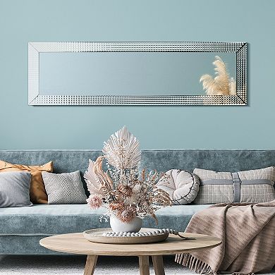 Bling Beveled Glass Rectangle Cheval Mirror
