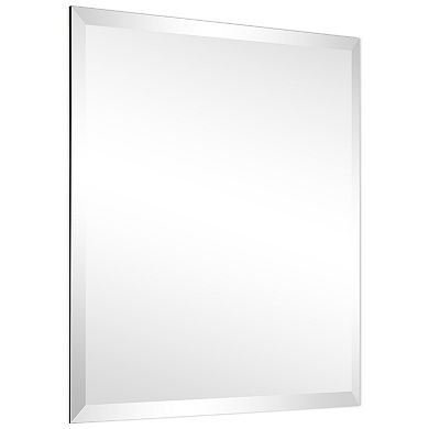 Frameless Rectangular Beveled Prism Mirror Panel