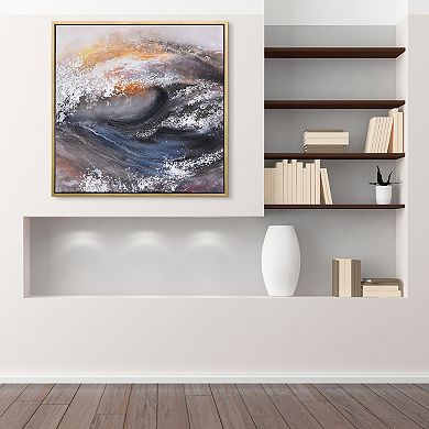 Tornado Textured Metallic Wall Art