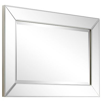 Modern Beveled Rectangle Wall Mirror